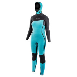Ride Engine Women's Onsen 5/4/3 Front Zip Hooded Full Wetsuit 