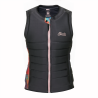 Mystic Juice Impact Vest Fzip Wake Women dark grey