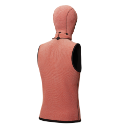 Mystic Neoprene Top with hood 3/2mm black