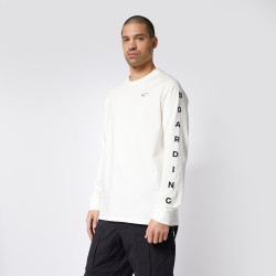 Mystic Bolt L/S Tee off white