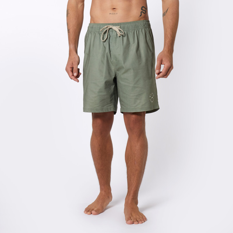 Mystic The Volley Hybrid Short dark olive