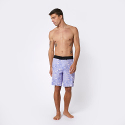 Mystic Tie Dye Performance Boardshort pastel lilac