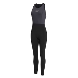 Mystic Lunar Long John 2/2mm Bzip Women black