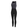 Mystic Lunar Long John 2/2mm Bzip Women black