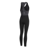 Mystic Lunar Long John 2/2mm Bzip Women black