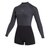 Mystic Lunar Longarm Shorty 2/2mm Bzip Women black