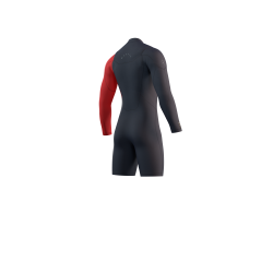 Mystic Marshall Longarm Shorty 3/2mm Fzip navy / red