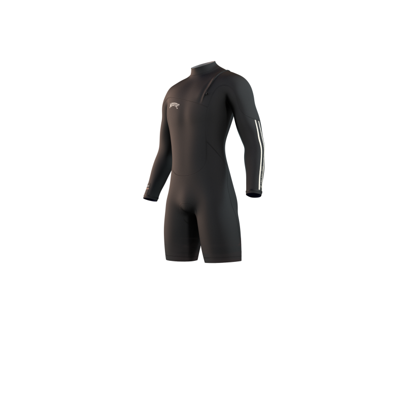 Mystic The One Longarm Shorty 3/2mm Zipfree black