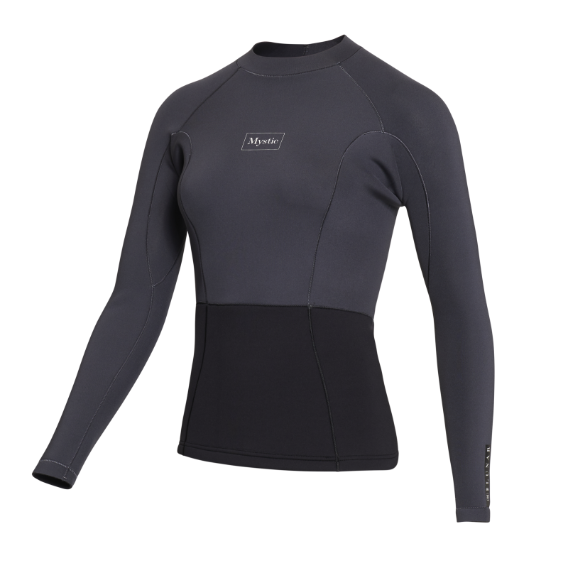Mystic Lunar L/S Vest Neoprene 2mm Women dark grey