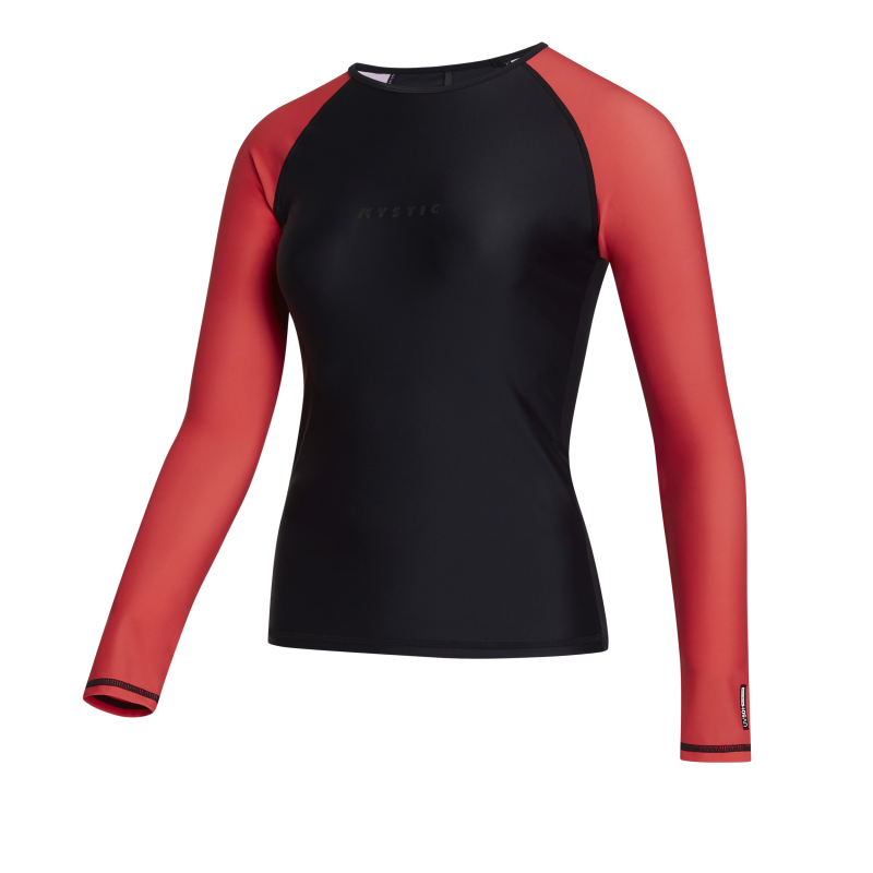 Mystic Jayde L/S Rashvest black / red