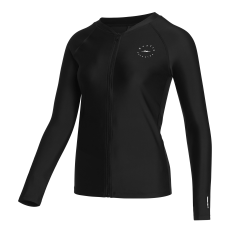 Mystic Jayde Zip Thru Rashvest black