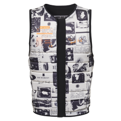 Mystic The Dom Impact Vest Fzip Wake black