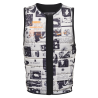 Mystic The Dom Impact Vest Fzip Wake black