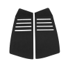 Mystic 2 Piece Tail Pad Ultralite black