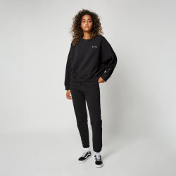 Mystic Dropped Shoulder Crew Sweat black