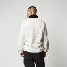 Mystic DTS Teddy Zip thru Sweat off white