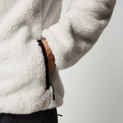 Mystic DTS Teddy Zip thru Sweat off white