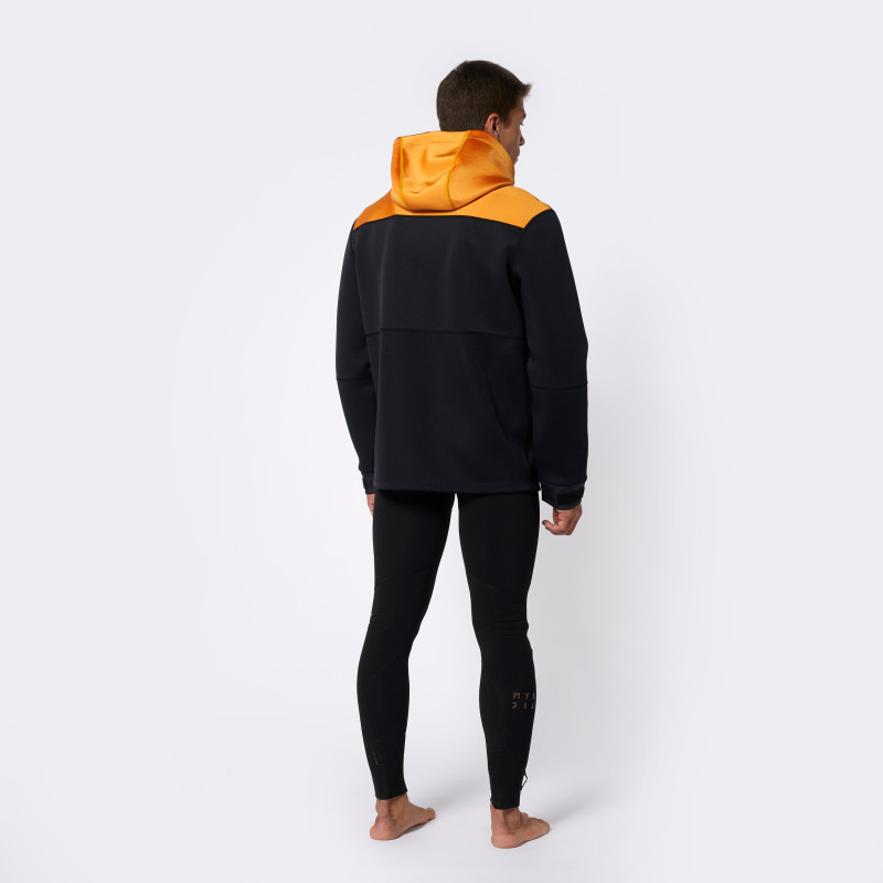 Mystic Fulmar Neoprene Hoodie 3/2mm retro orange