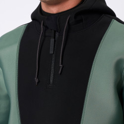 Mystic Fulmar Neoprene Hoodie 3/2mm dark olive