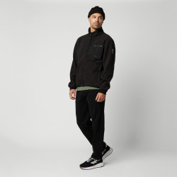 Mystic DTS Fleece Zip Thru Sweat black