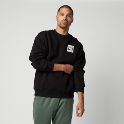 Mystic Fjord Crew Sweat black