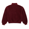 Mystic Teddy Zip Up Sweat Women red wine