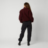 Mystic Teddy Zip Up Sweat Women red wine