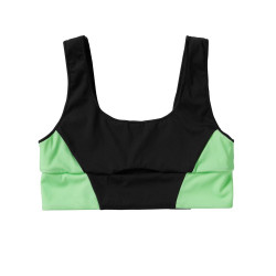 Mystic Bruna Performance Bikini Top lime green
