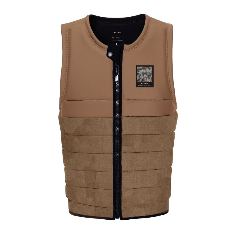 Mystic The Dom Impact Vest Fzip Wake slate brown