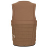 Mystic The Dom Impact Vest Fzip Wake slate brown