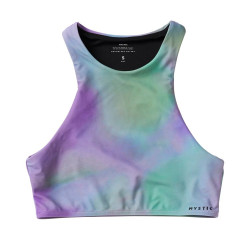 Mystic Flashback Athletic Bikini Top purple / green