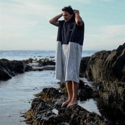 ION Poncho Select Bamboo men - dark blue