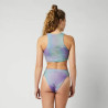 Mystic Flashback Athletic Bikini Top purple / green