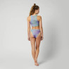 Mystic Flashback Athletic Bikini Top purple / green
