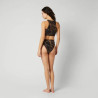 Mystic Flashback Athletic Bikini Top slate brown