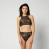 Mystic Flashback Athletic Bikini Top slate brown