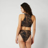 Mystic Flashback Athletic Bikini Top slate brown