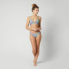 Mystic Daze Baselayer Bikini Top purple / green