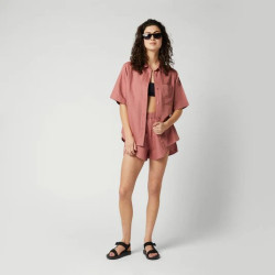 Mystic Linen Shirt dusty pink