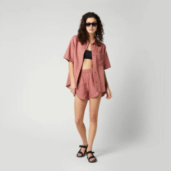 Mystic Linen Shorts dusty pink