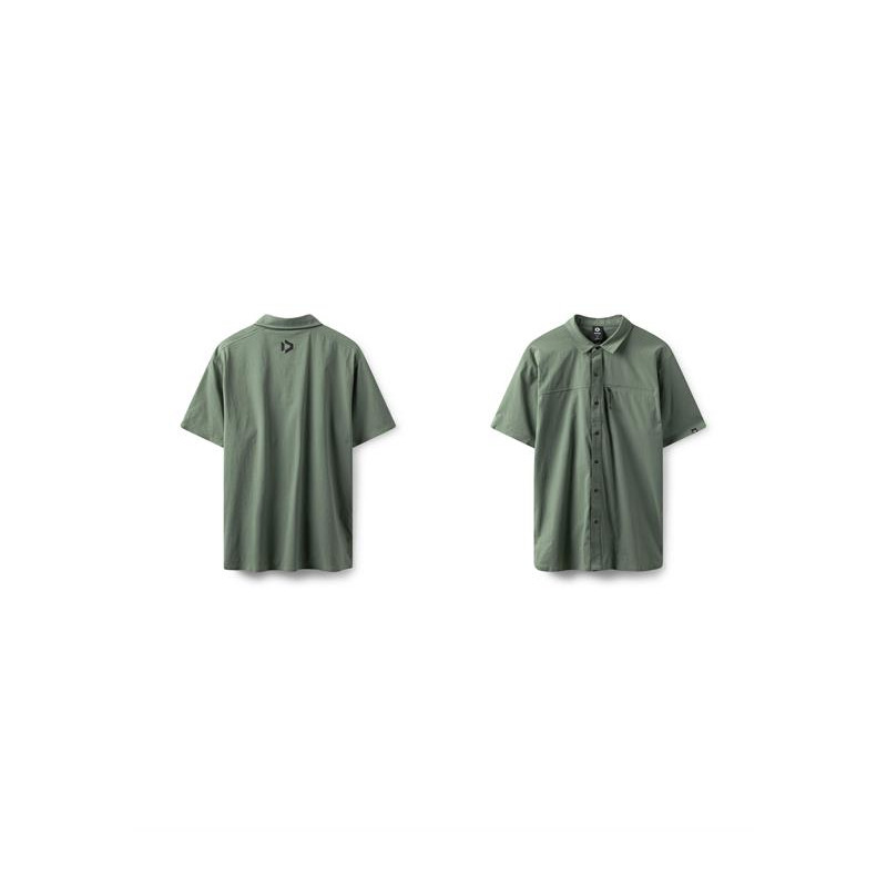 DuotoneShirt Wave SS unisex - dusty-olive