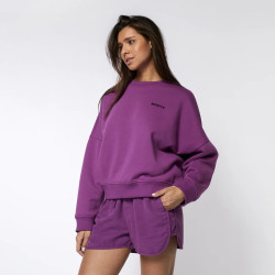 Mystic Dropped Shoulder purple