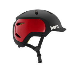 Bern Watts 2.0 MIPS - mat. black red