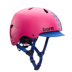 Bern Comet - mat. magenta chec