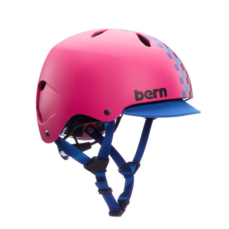 Bern Comet - mat. magenta chec