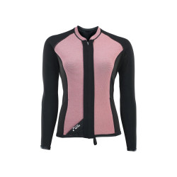 ION Neo Zip Top 2/1 LS Skin women black-flowers