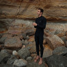 ION Wetsuit Seek Amp 5/4 Front Zip men blue-nights