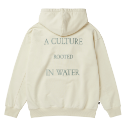 Mystic Rooted Hood Sweat dirty white