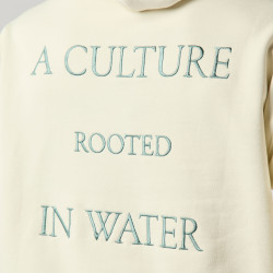 Mystic Rooted Hood Sweat dirty white