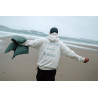 Mystic Rooted Hood Sweat dirty white
